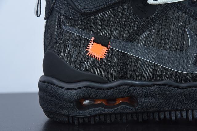 Nike Air Force 1 Mid Off-White Black Nike Air Force 1 Mid Off-White Black