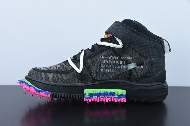 Nike Air Force 1 Mid Off-White Black Nike Air Force 1 Mid Off-White Black