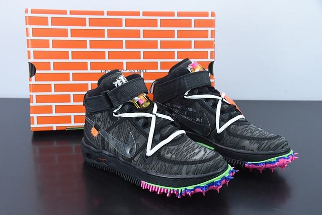Nike Air Force 1 Mid Off-White Black Nike Air Force 1 Mid Off-White Black