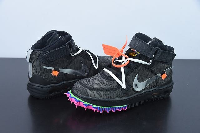 Nike Air Force 1 Mid Off-White Black Nike Air Force 1 Mid Off-White Black