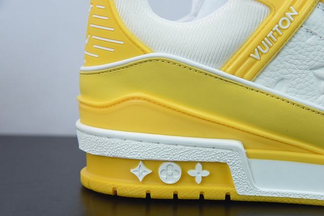 Louis Vuitton Trainer Yellow White Monogram Louis Vuitton Trainer Yellow White Monogram