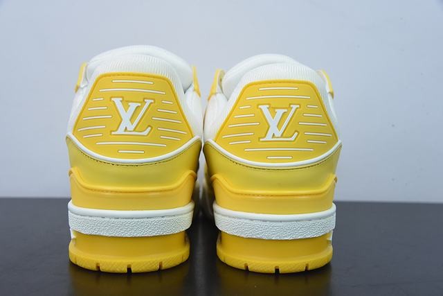Louis Vuitton Trainer Yellow White Monogram Louis Vuitton Trainer Yellow White Monogram
