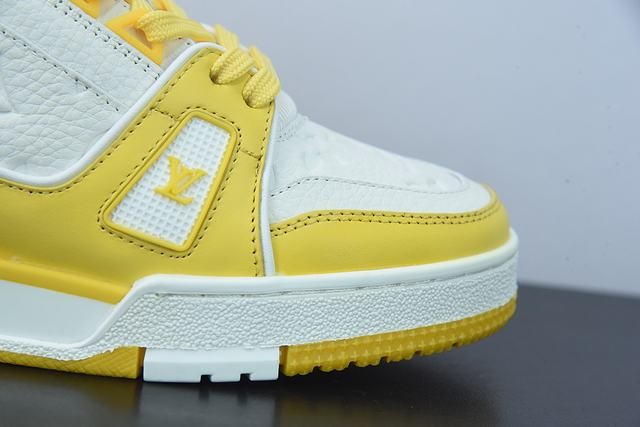 Louis Vuitton Trainer Yellow White Monogram Louis Vuitton Trainer Yellow White Monogram