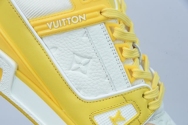 Louis Vuitton Trainer Yellow White Monogram Louis Vuitton Trainer Yellow White Monogram