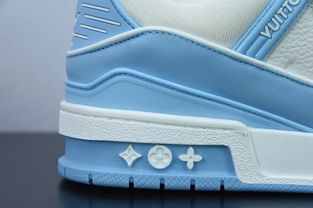 Louis Vuitton Trainer Low White Sky Blue Louis Vuitton Trainer Low White Sky Blue