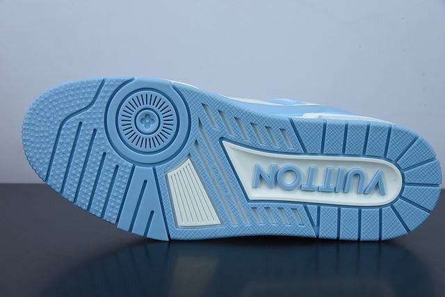 Louis Vuitton Trainer Low White Sky Blue Louis Vuitton Trainer Low White Sky Blue