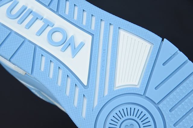 Louis Vuitton Trainer Low White Sky Blue Louis Vuitton Trainer Low White Sky Blue