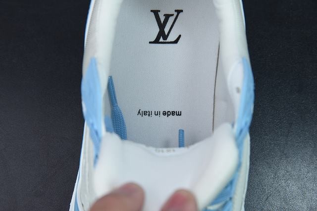 Louis Vuitton Trainer Low White Sky Blue Louis Vuitton Trainer Low White Sky Blue