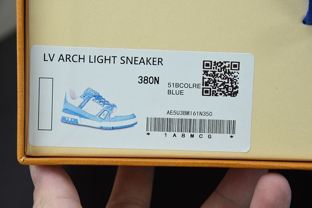 Louis Vuitton Trainer Low White Sky Blue Louis Vuitton Trainer Low White Sky Blue