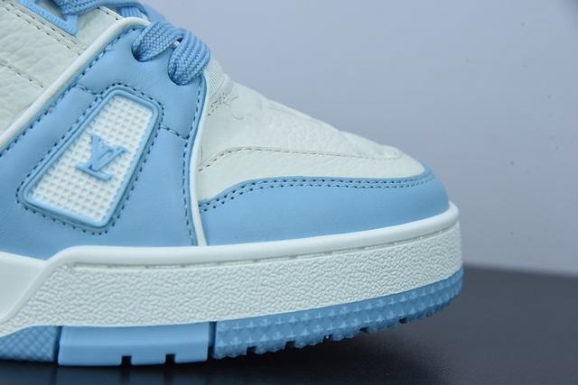 Louis Vuitton Trainer Low White Sky Blue Louis Vuitton Trainer Low White Sky Blue