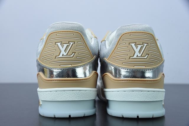 Louis Vuitton Trainer Metallic Beige Louis Vuitton Trainer Metallic Beige