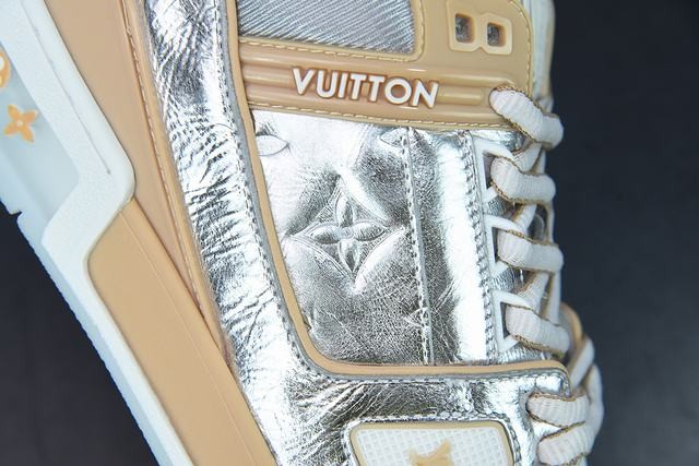 Louis Vuitton Trainer Metallic Beige Louis Vuitton Trainer Metallic Beige