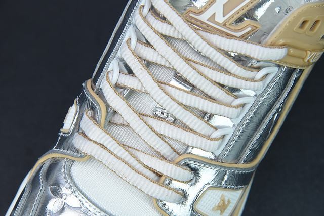 Louis Vuitton Trainer Metallic Beige Louis Vuitton Trainer Metallic Beige