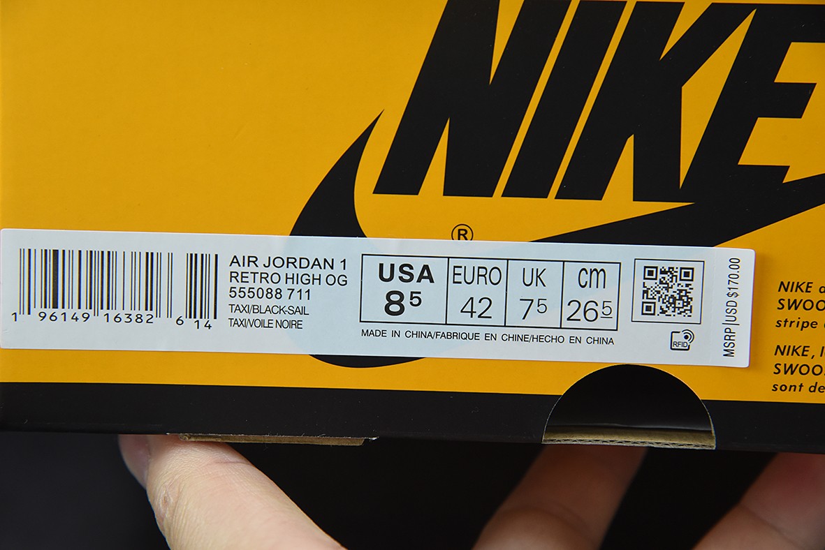 Air Jordan 1 High OG “Yellow Toe” Air Jordan 1 High OG “Yellow Toe”