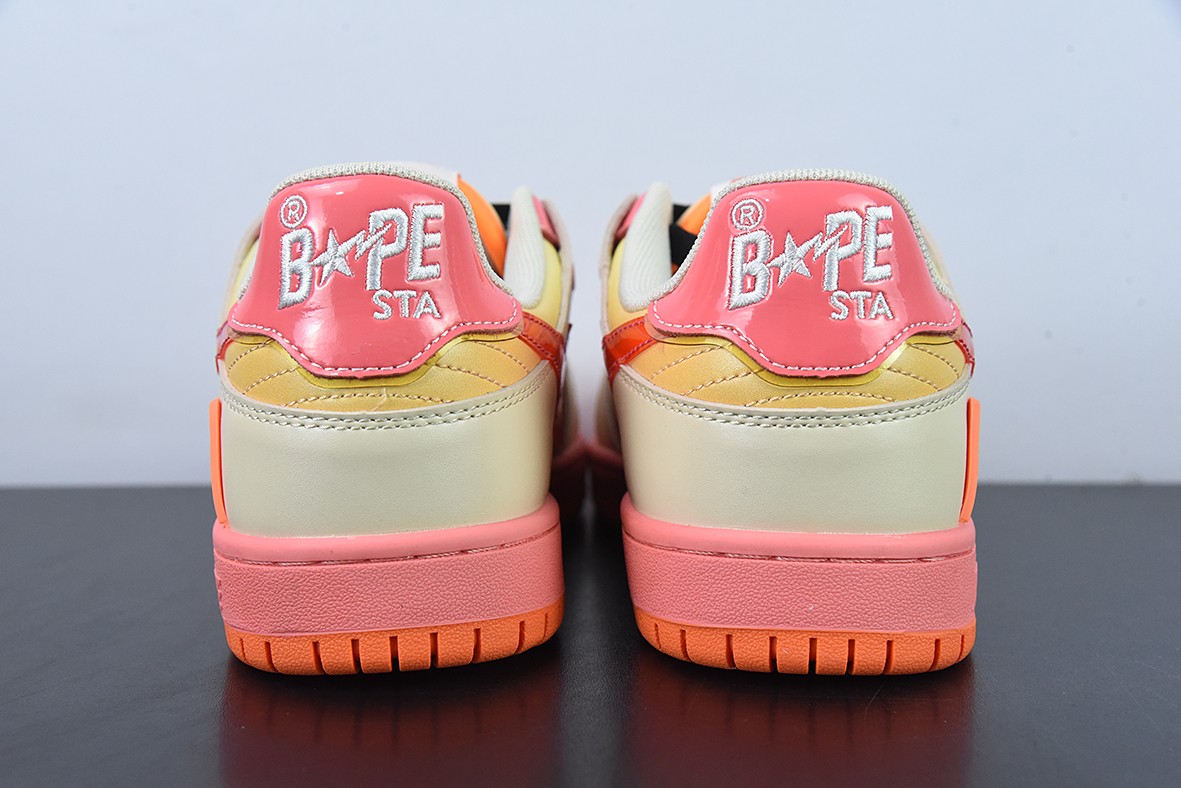 A Bathing Ape Bape SK8 Sta Orange A Bathing Ape Bape SK8 Sta Orange