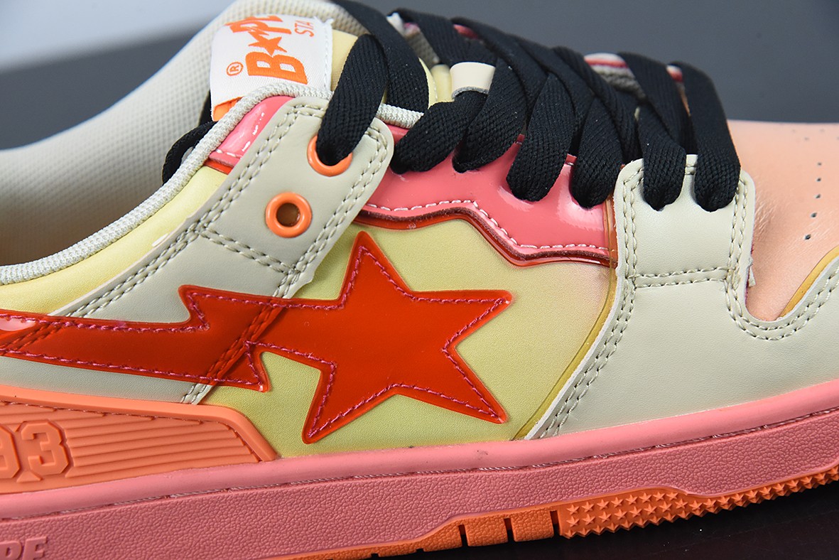 A Bathing Ape Bape SK8 Sta Orange A Bathing Ape Bape SK8 Sta Orange
