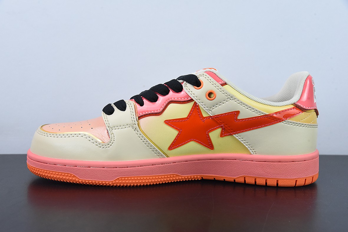 A Bathing Ape Bape SK8 Sta Orange A Bathing Ape Bape SK8 Sta Orange