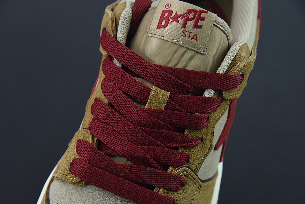 A Bathing Ape Sk8 Sta Wheat Red A Bathing Ape Sk8 Sta Wheat Red