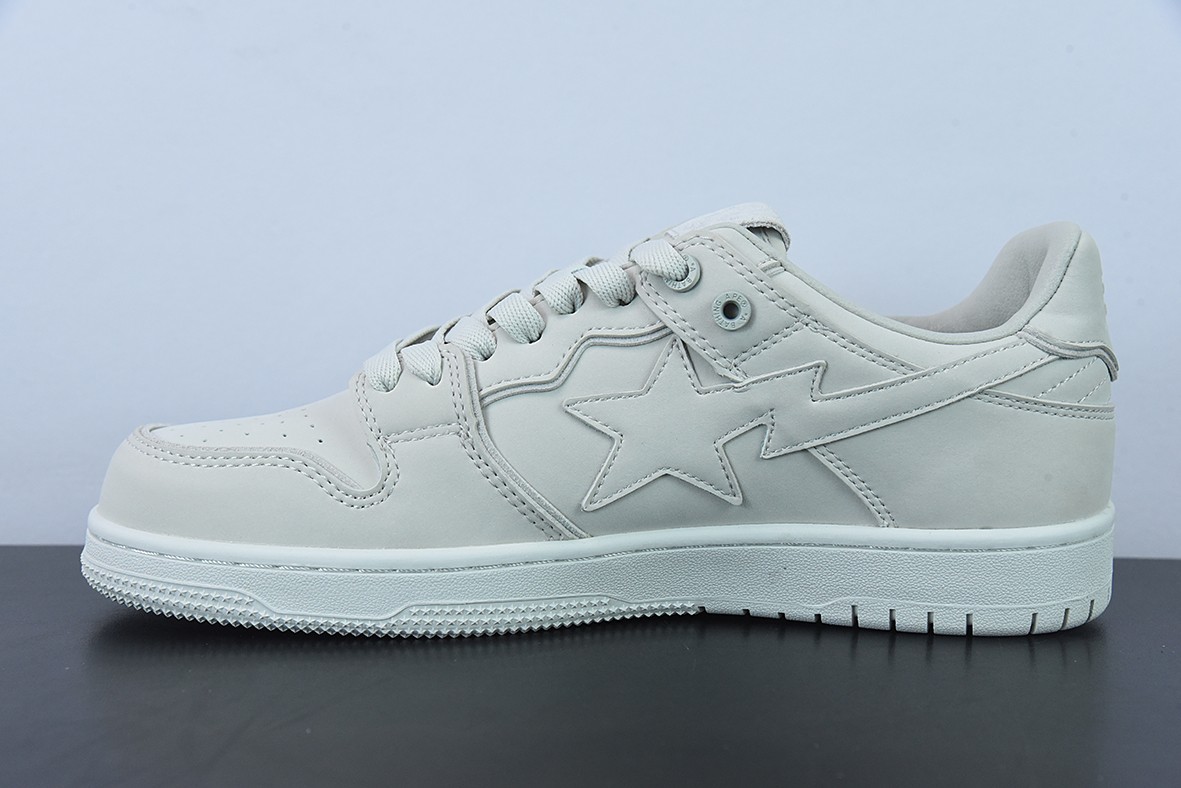 A Bathing Ape Bape SK8 Sta Triple White A Bathing Ape Bape SK8 Sta Triple White