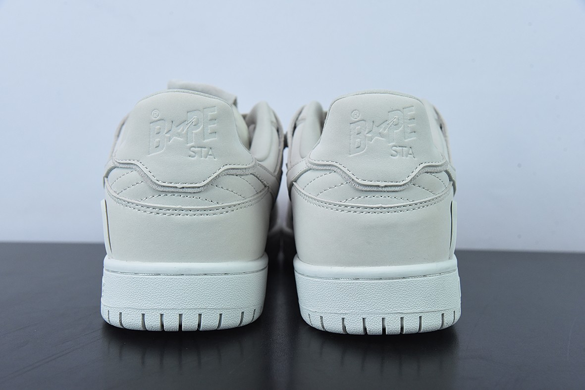A Bathing Ape Bape SK8 Sta Triple White A Bathing Ape Bape SK8 Sta Triple White
