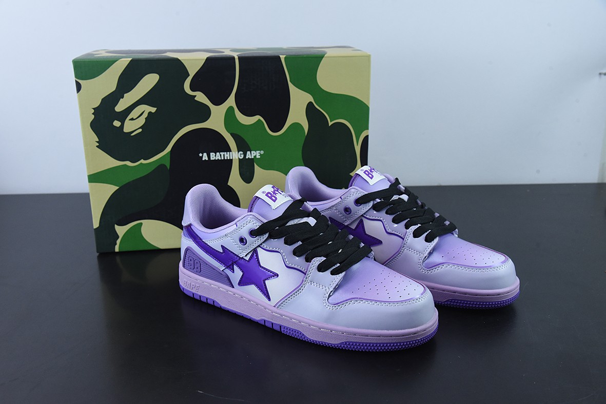 A Bathing Ape Bape SK8 Sta Purple A Bathing Ape Bape SK8 Sta Purple