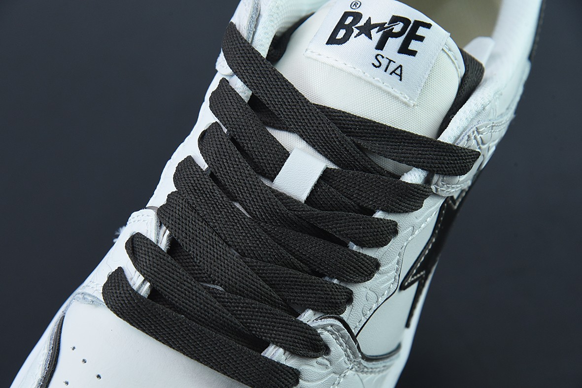 A Bathing Ape Bape SK8 Sta White Silver A Bathing Ape Bape SK8 Sta White Silver