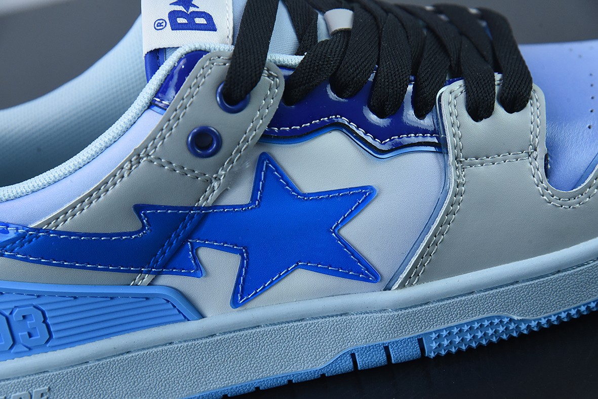 A Bathing Ape Bape SK8 Sta Blue White A Bathing Ape Bape SK8 Sta Blue White