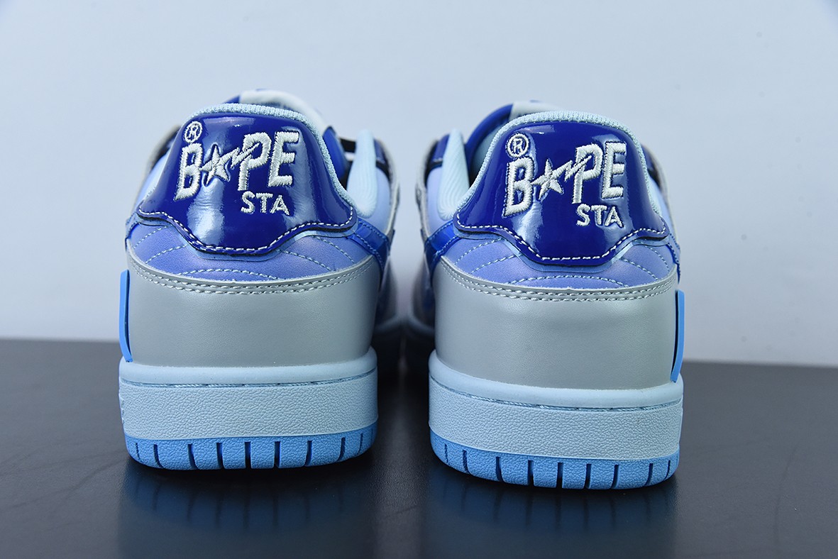 A Bathing Ape Bape SK8 Sta Blue White A Bathing Ape Bape SK8 Sta Blue White