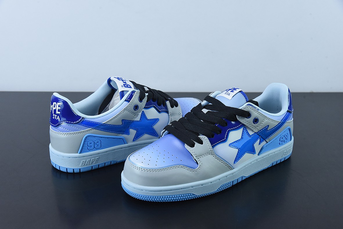 A Bathing Ape Bape SK8 Sta Blue White A Bathing Ape Bape SK8 Sta Blue White