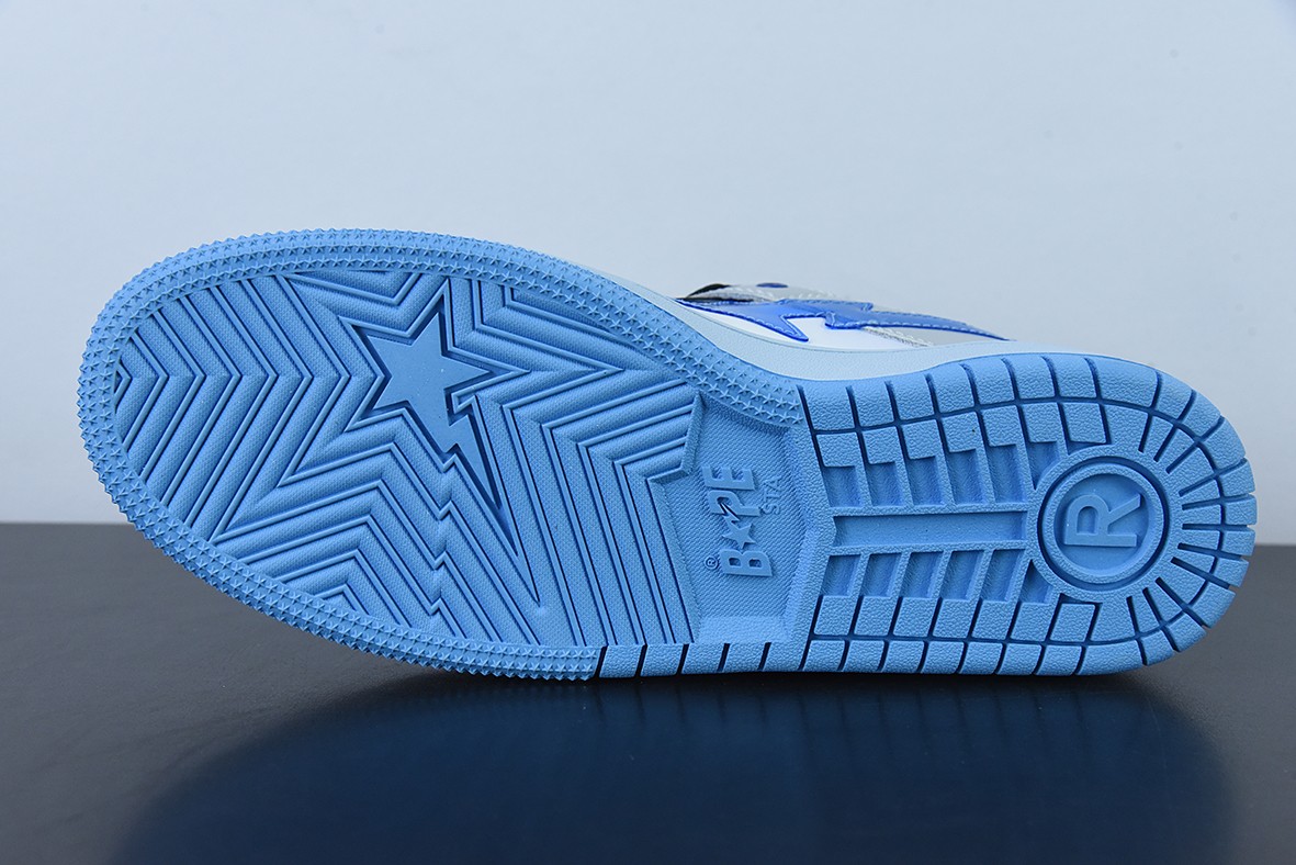 A Bathing Ape Bape SK8 Sta Blue White A Bathing Ape Bape SK8 Sta Blue White