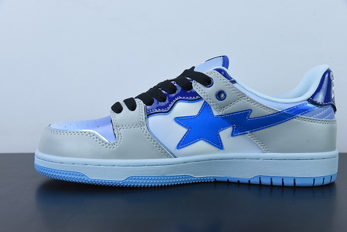 A Bathing Ape Bape SK8 Sta Blue White A Bathing Ape Bape SK8 Sta Blue White