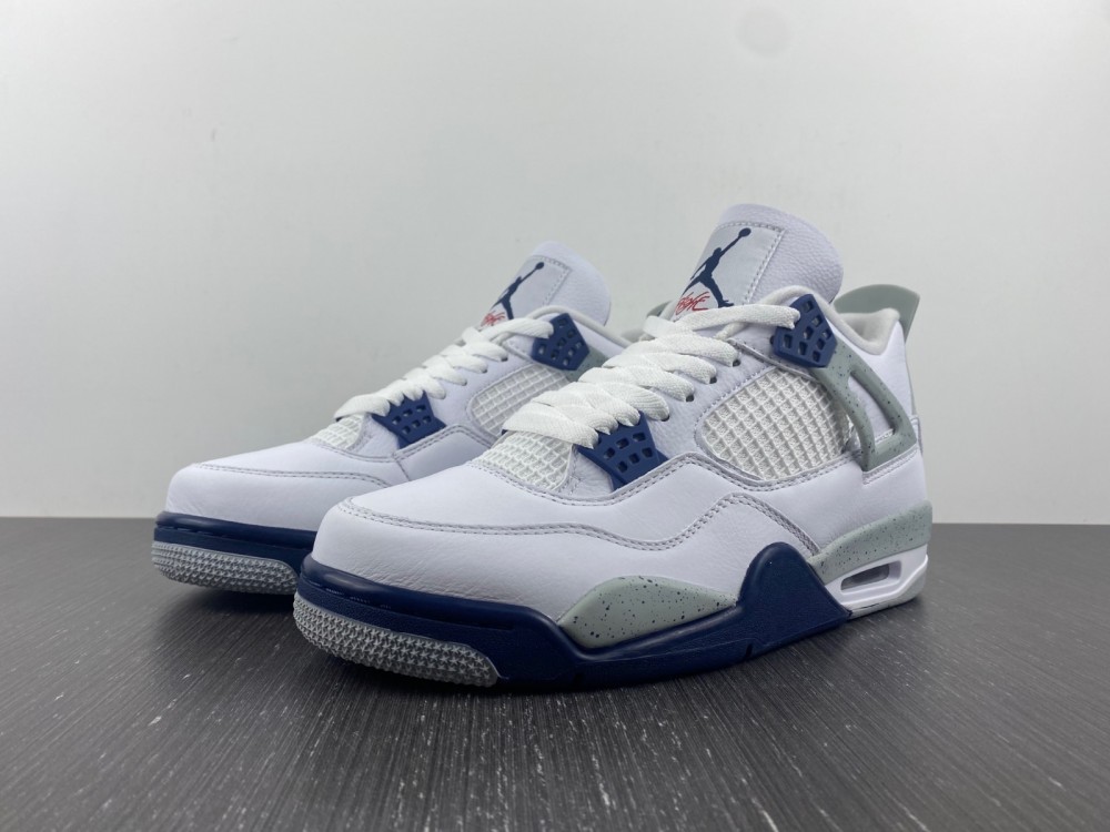 Jordan 4 Retro White Midnight Navy Jordan 4 Retro White Midnight Navy