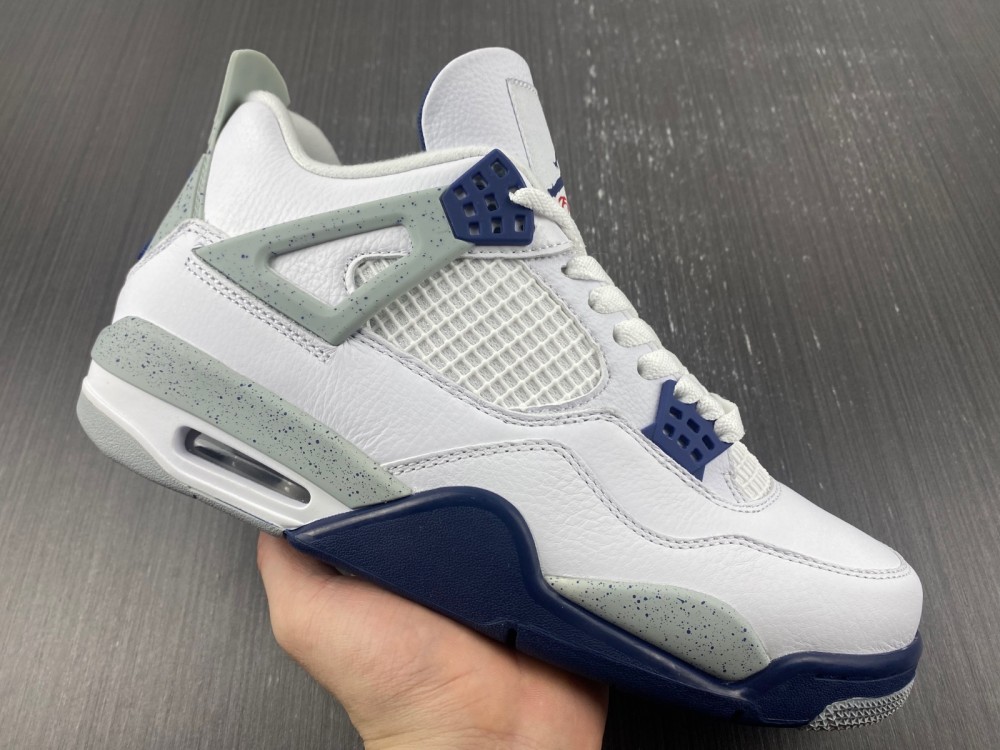 Jordan 4 Retro White Midnight Navy Jordan 4 Retro White Midnight Navy