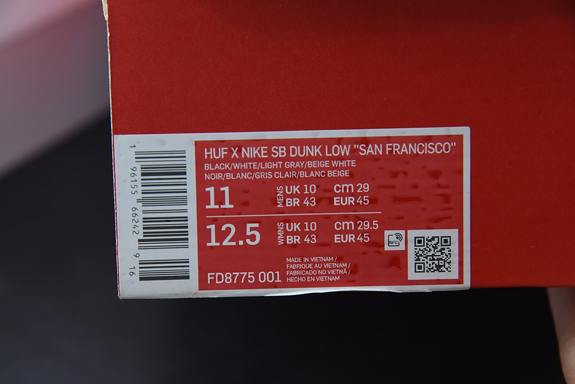 Nike SB Dunk Low HUF San Francisco Nike SB Dunk Low HUF San Francisco