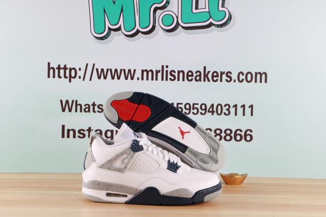 Jordan 4 Retro White Midnight Navy