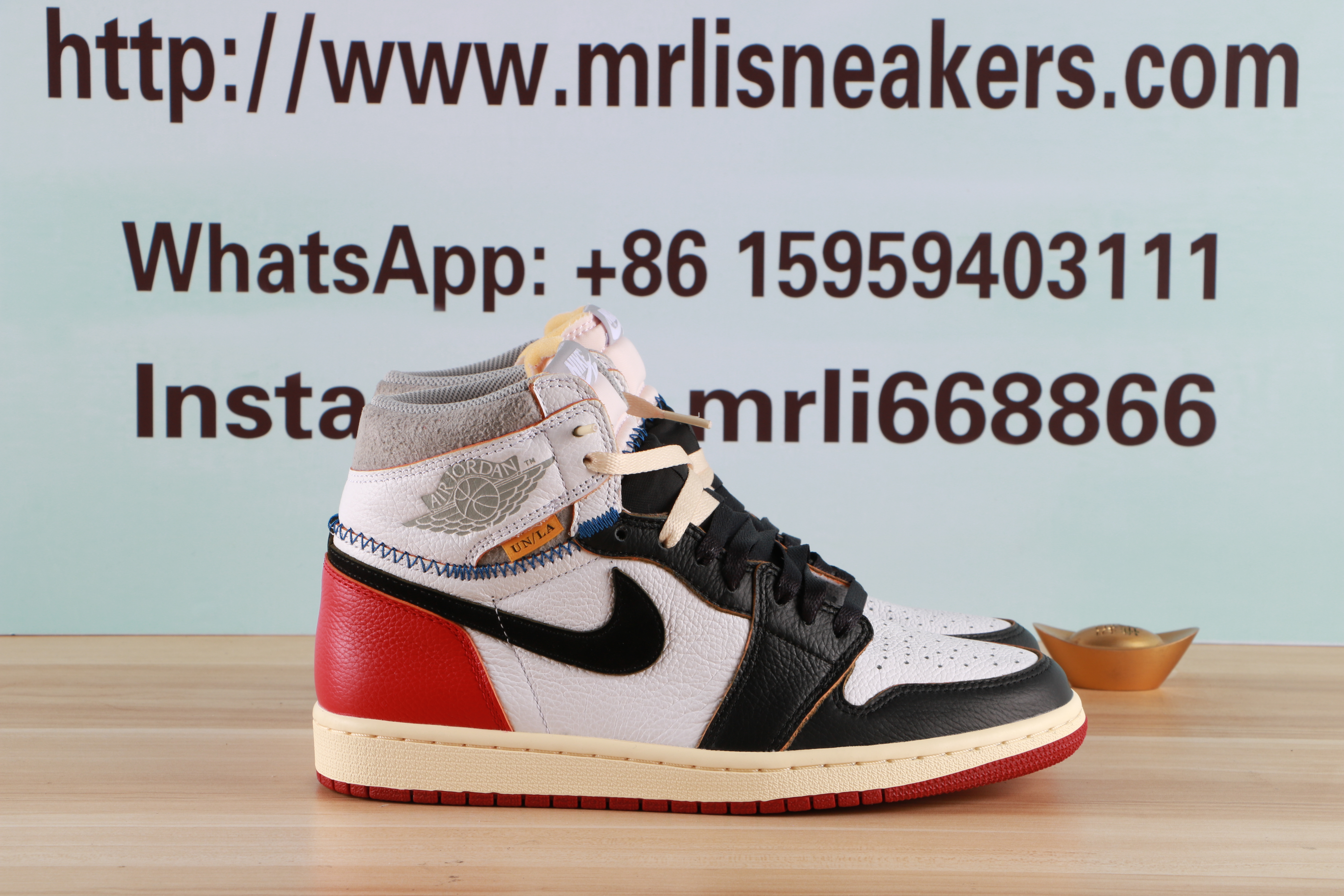 Jordan 1 Retro High Union Los Angeles Black Toe