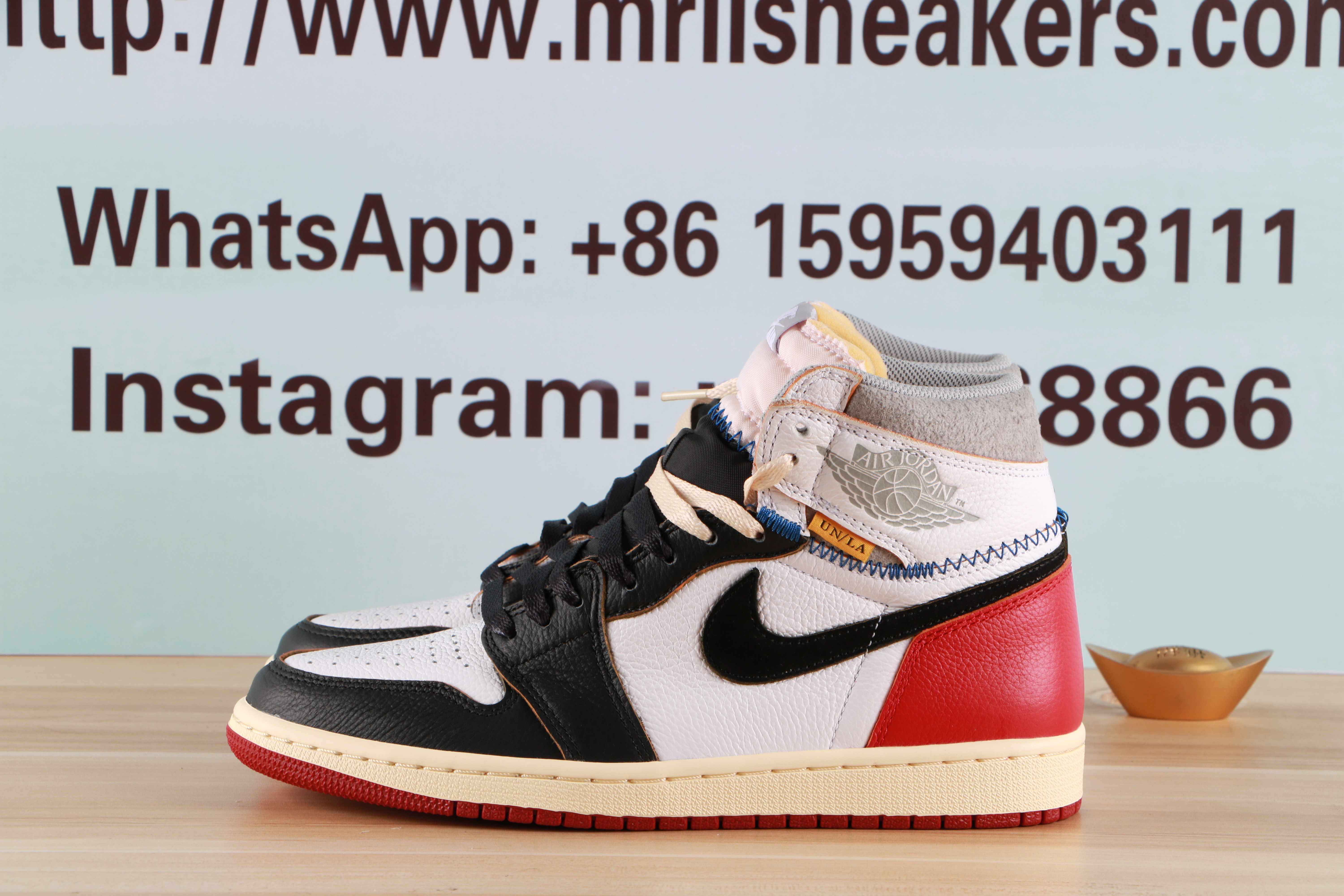 Jordan 1 Retro High Union Los Angeles Black Toe