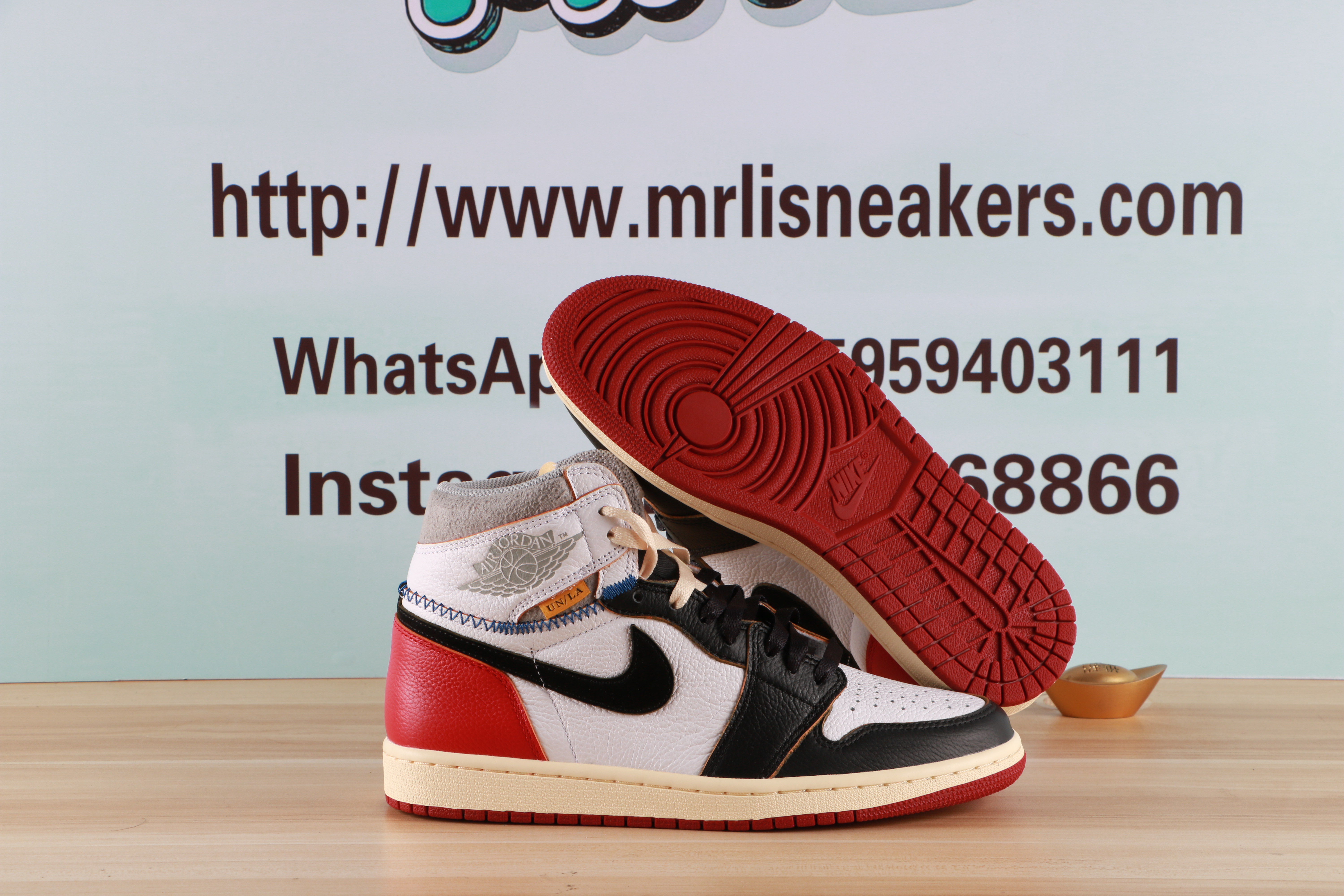 Jordan 1 Retro High Union Los Angeles Black Toe