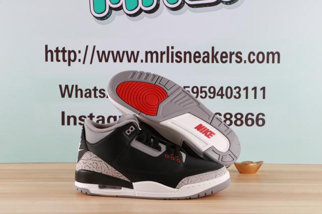 Jordan 3 Retro Black Cement(QY)