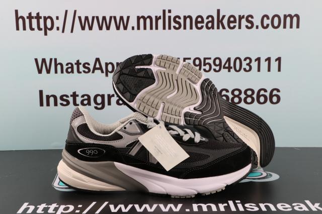 New Balance 990V6 MiUSA Balck Grey White