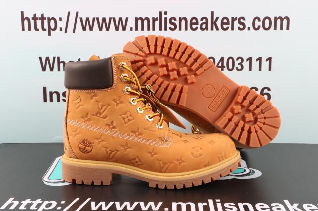 Louis Vuitton Timberland 6 Ankle Boot Wheat Monogram