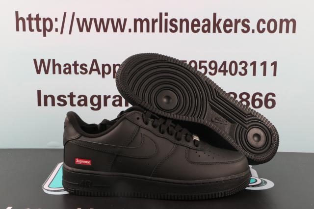 Nike Air Force 1 Low Supreme Black