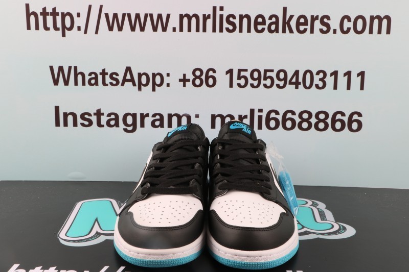 Jordan 1 Retro Low OG Black Dark Powder Blue（LJR）