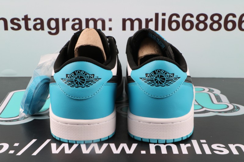 Jordan 1 Retro Low OG Black Dark Powder Blue（LJR）