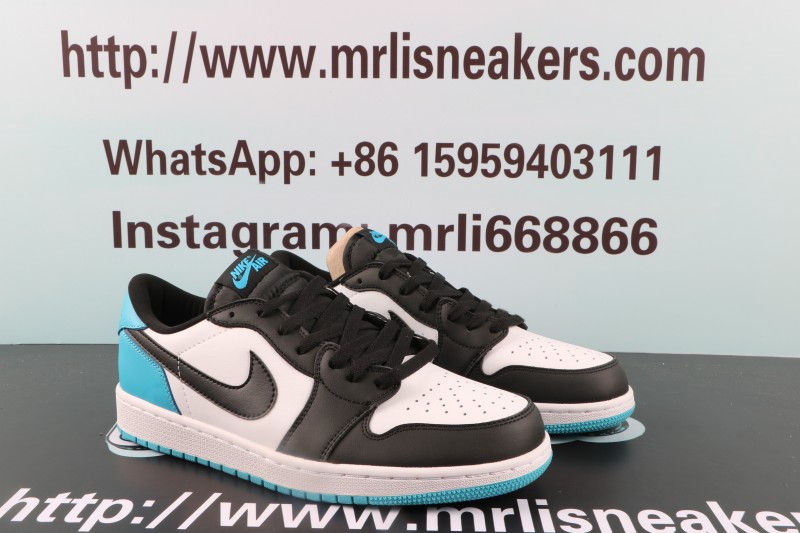Jordan 1 Retro Low OG Black Dark Powder Blue（LJR）