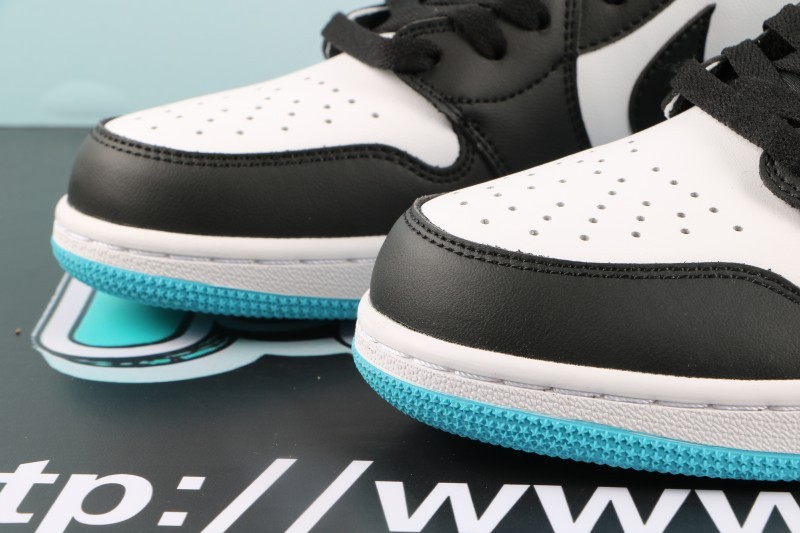 Jordan 1 Retro Low OG Black Dark Powder Blue（LJR）