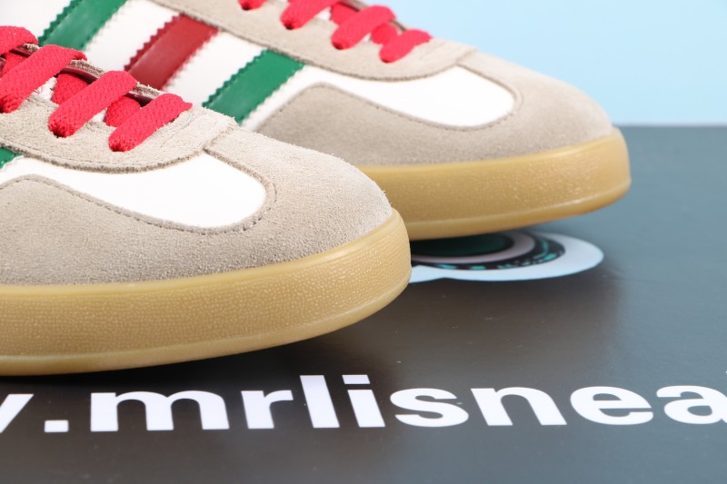 Gucci Gazelle White Green Red