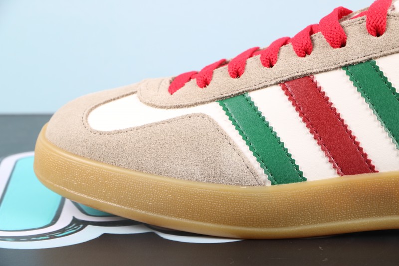 Gucci Gazelle White Green Red