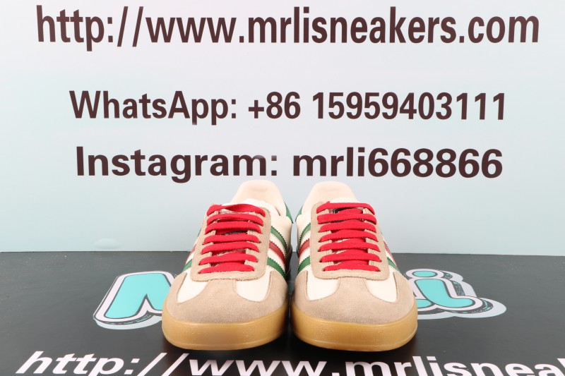 Gucci Gazelle White Green Red