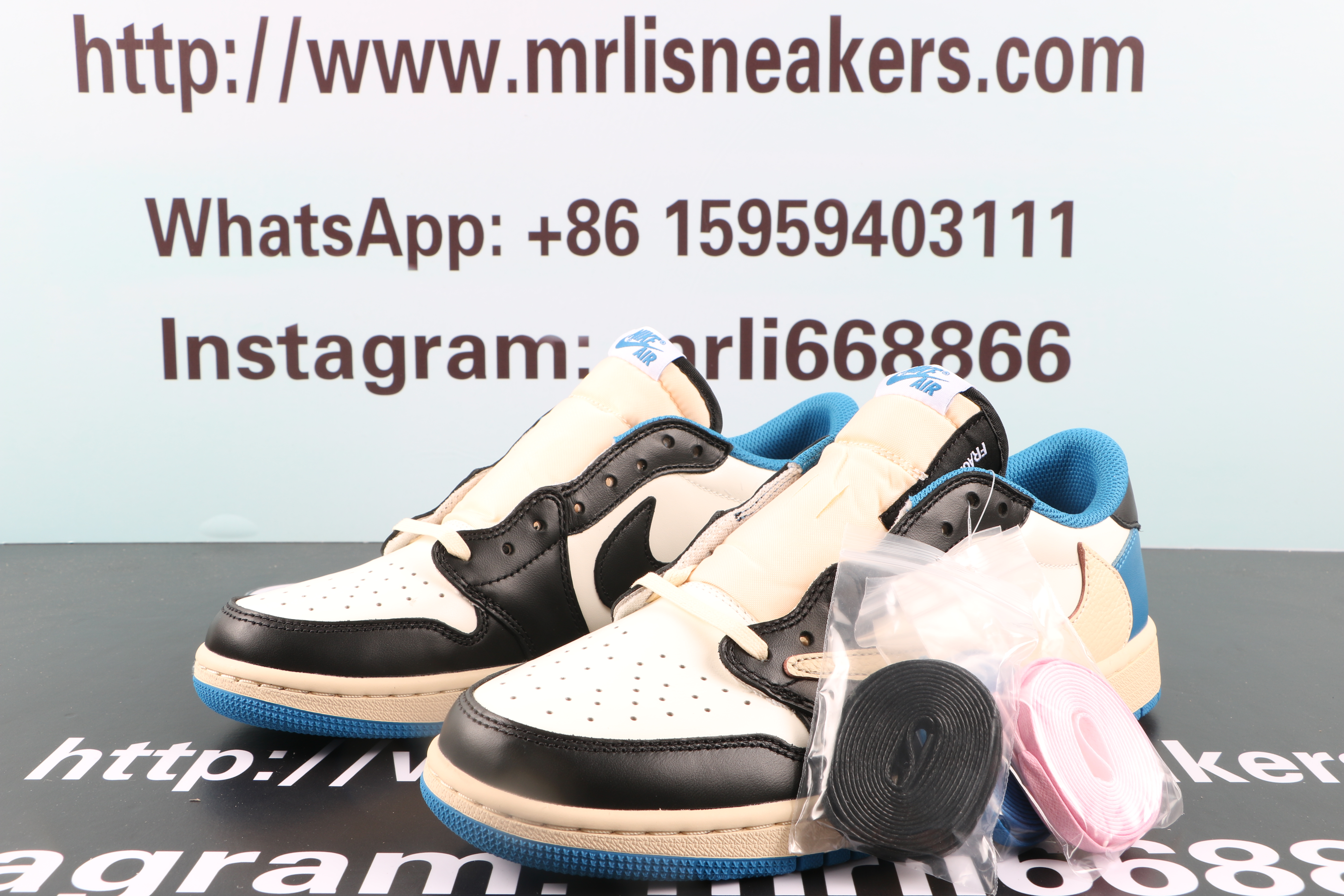 Jordan 1 Low “Fragment X Travis Scott”